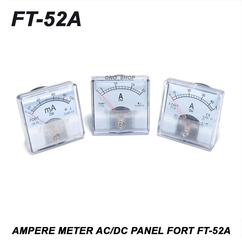 FORT FT-52A - Ampere Meter AC/DC Panel