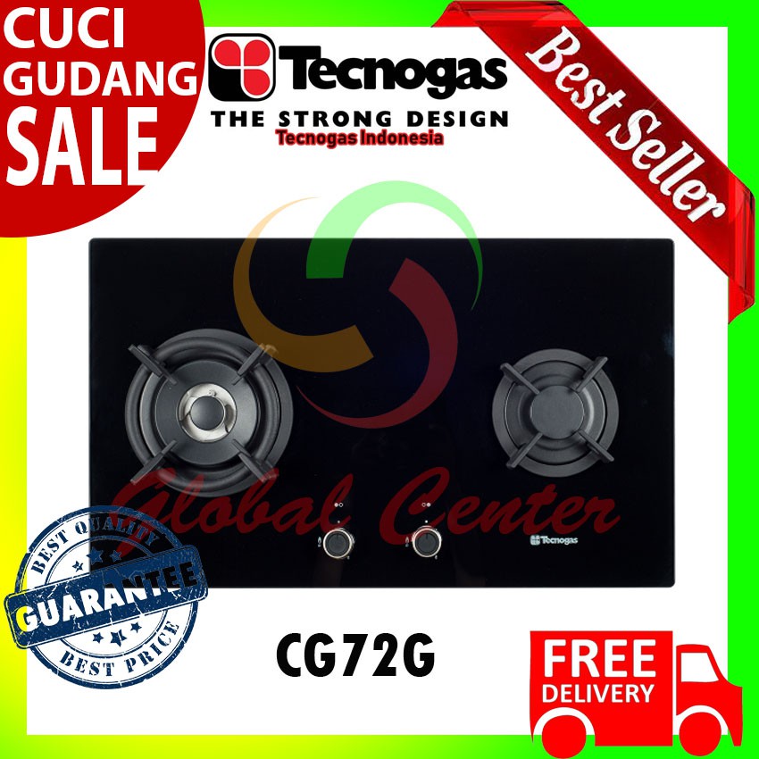 Tecnogas Kompor Tanam Induksi 2 Tungku CG72G
