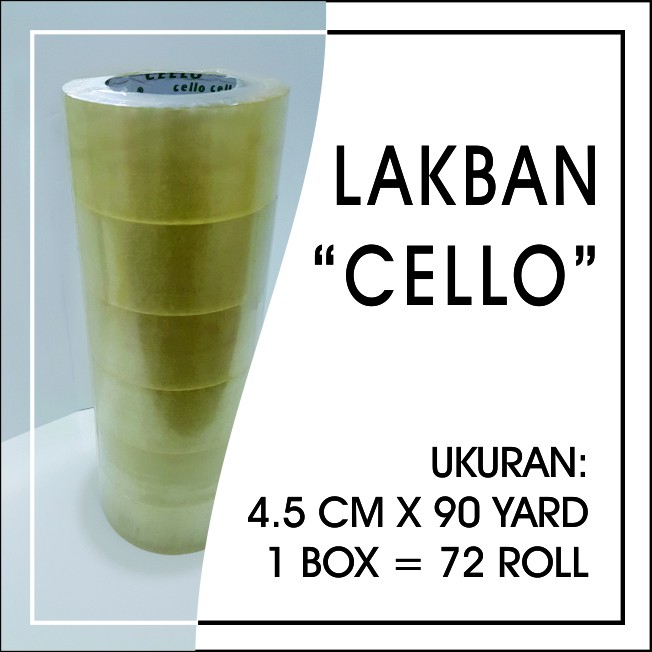 

[GO SEND] LAKBAN MREK CELLO 1/2 LUSIN (MEDAN)