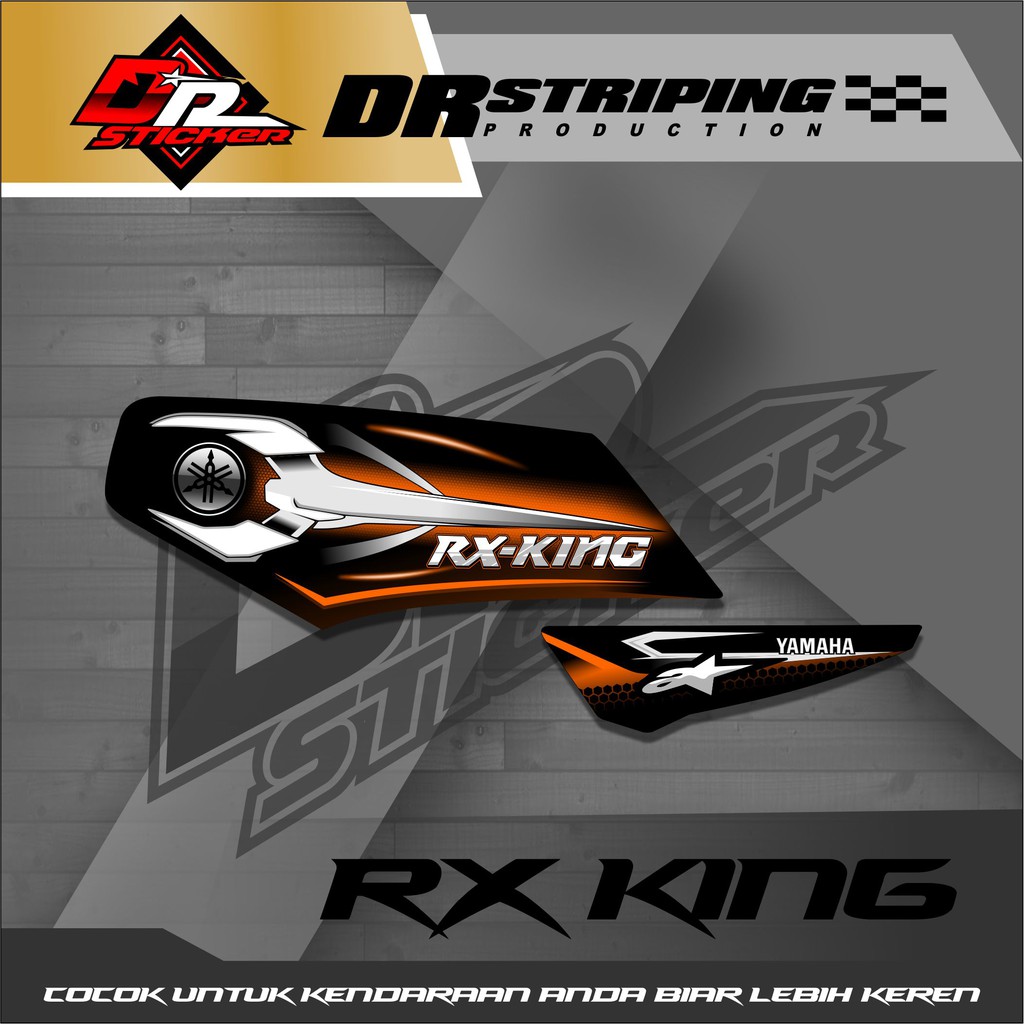 457 Sticker Striping RX King / Sticker Variasi List RX King Racing Variasi Motor