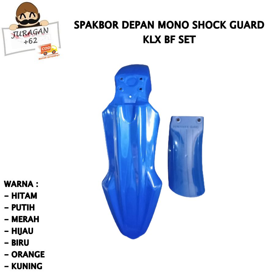 SPAKBOR SET KLX BF BIG FOOT 150 250 DTRACKER DEPAN COVER LUMPUR MONOSHOCK D TRACKER