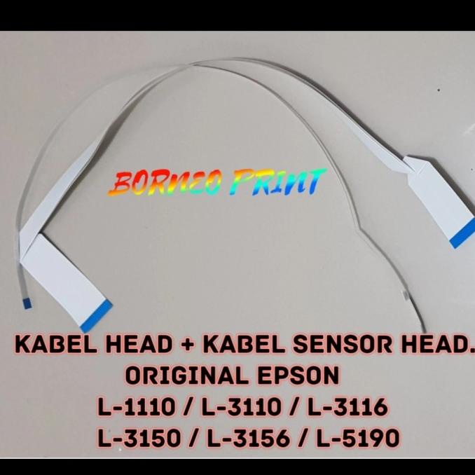 Kabel Head + Kabel Sensor ORIGINAL EPSON L1110 L3110 L3116 L3150 NEW