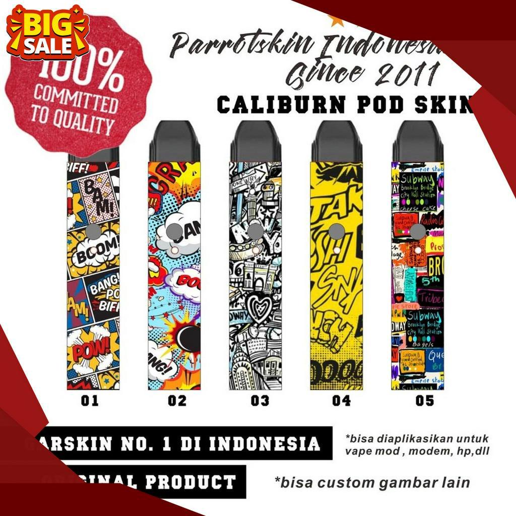 KHUSUS Garskin Skin Caliburn pod comic Edition warp sticker