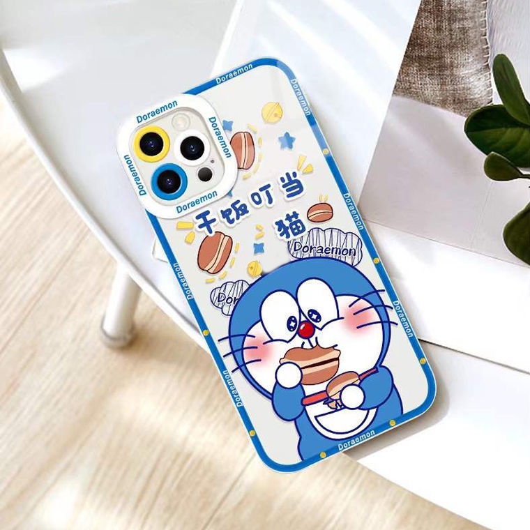 Soft Case TPU Transparan Motif Kucing Untuk Iphone 13 Pro Max / 12 / 11 / XS / XR / X / 8 / 7 / 6 Plus / SE 2020