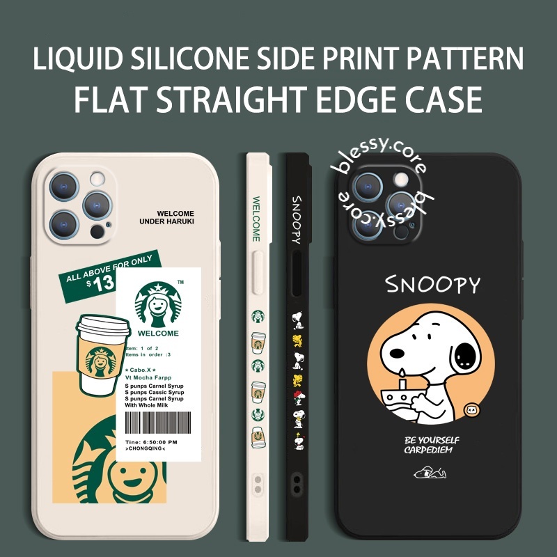 POCO F3 M3 Pro 5G Mi 11 Lite 10 10T Redmi Note 10 5G 7 8 9T F2 Liquid Silicone Side Print Pattern Ca
