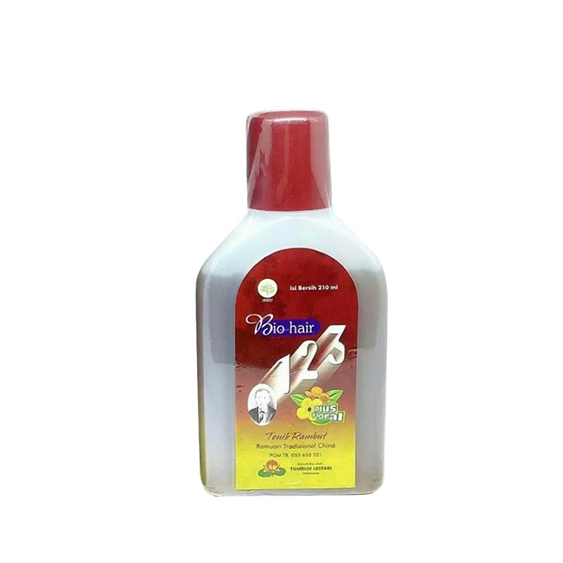 Bio Hair 123 Floral 210ml / Hair Tonic Herbal / Penyubur Rambut / Tonik Rambut Rontok / Kebotakan-2