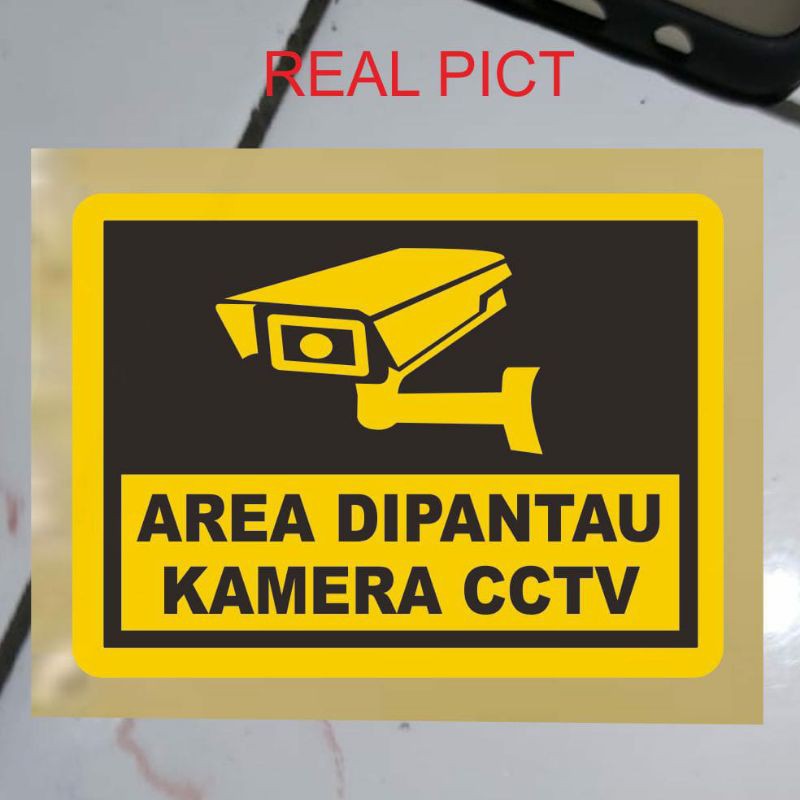 stiker cctv cutting sticker murah