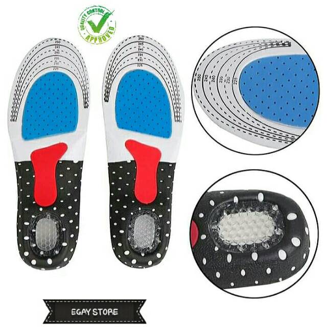 Shoe Pad Silicone Alas Kaki Empuk Gel Insole Sepatu Sneakers Original High Quality