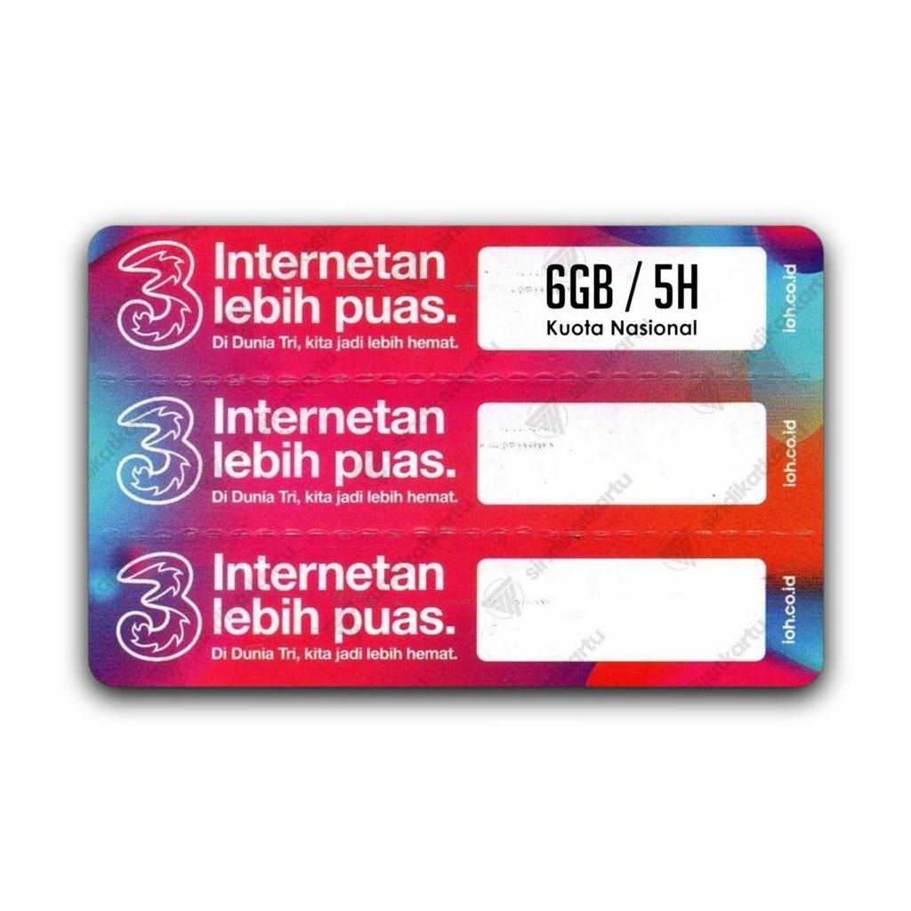 Voucher Tri Happy 6GB 5Hari