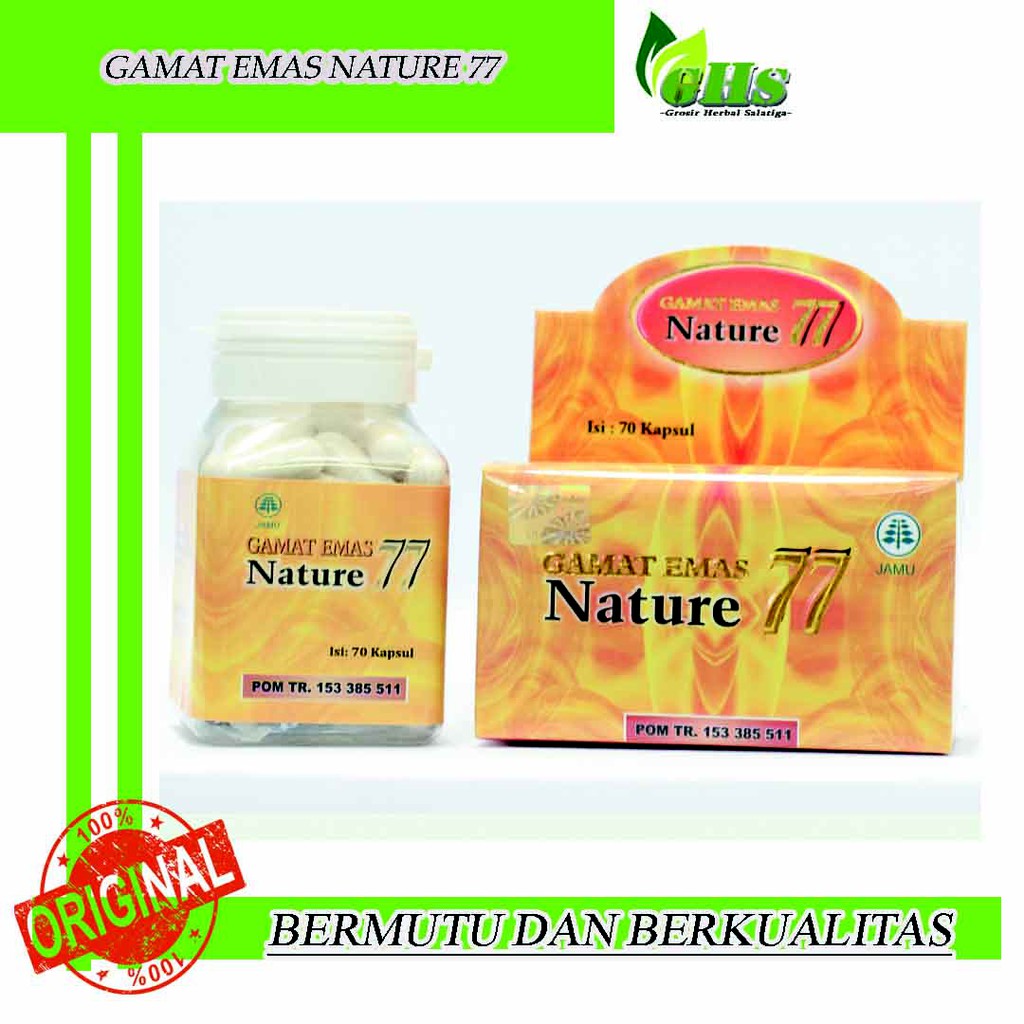 Kapsul Gamat Emas Nature 77 - Gamat Emas Nature 77 - Gamat Nature 77