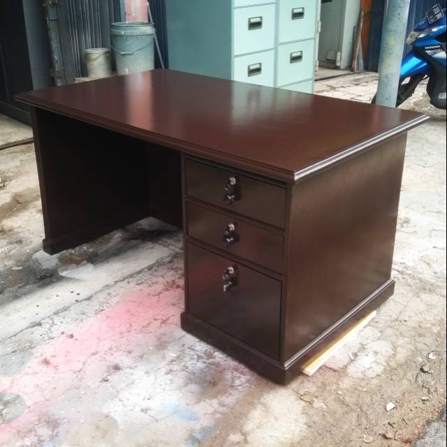 Meja Direksi Meja 1 Biro Meja Kayu Furniture Custom Kondisi Baru