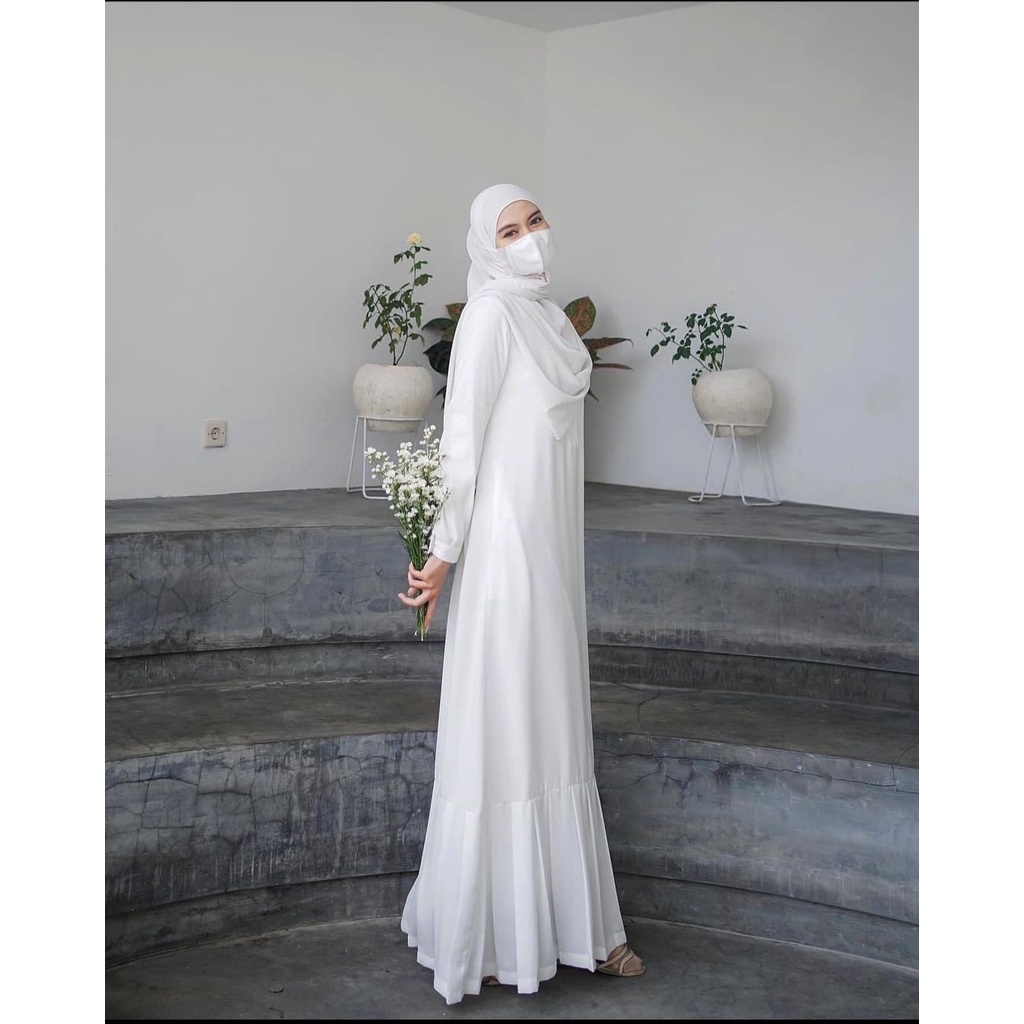 HD16:[BISA COD] [ NAGITA DRESS][GAMIS WANITA LEBARAN ORI 2023 ][GAMIS PUTIH POLOS ORI  BROKEN WHITE TERLARIS]GAMIS MODERN, ELEGANT] [DRESS PUTIH  POLOS] [GAMIS TER HITS,STYLISH ][GAMIS muslim terbaru] [BAHAN SHAKILA PREMIUM]SIZE S,M,L,XL