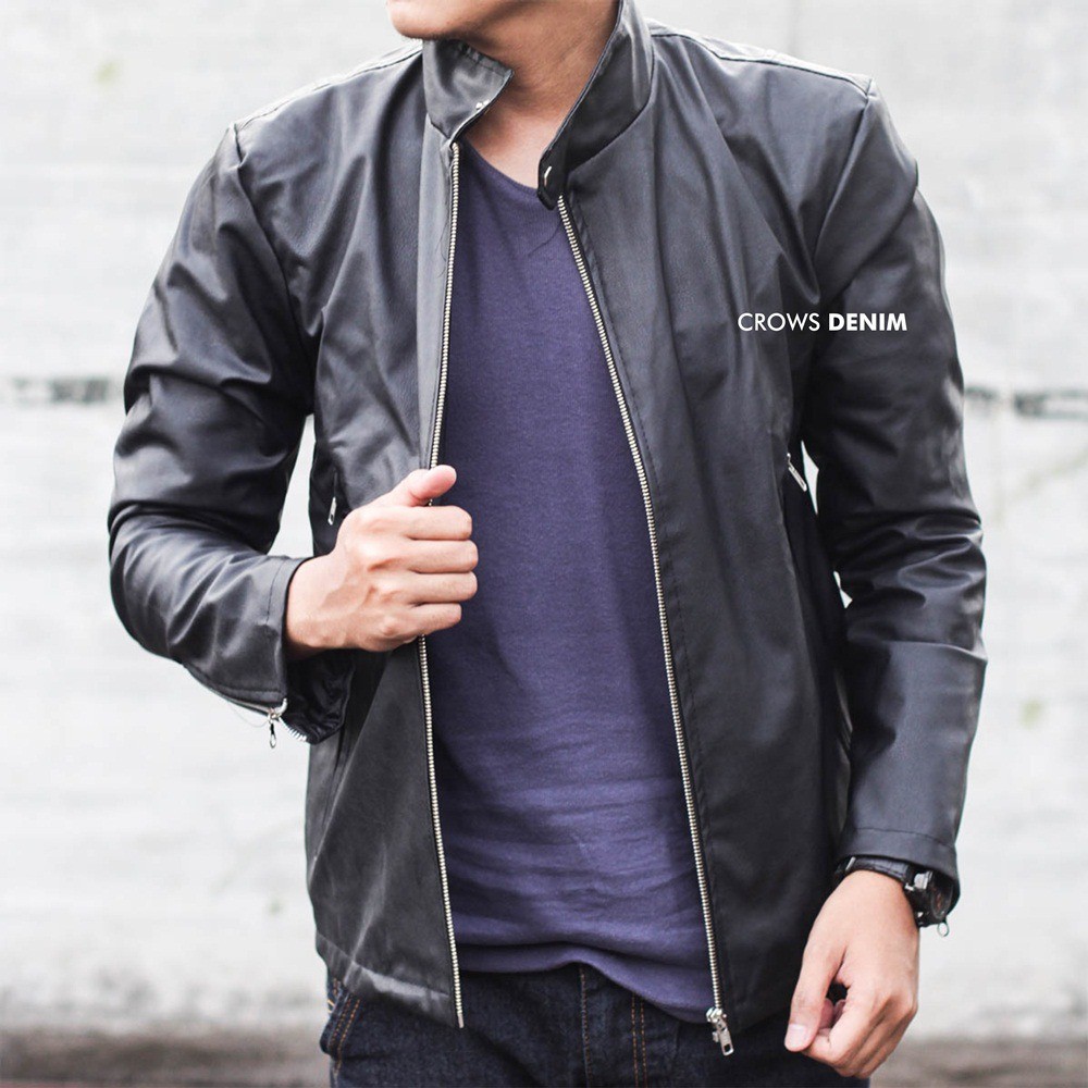 JAKET KULIT UNISEX-JAKET KULIT BIKER-JAKET KULIT CUSTOM-JAKET RIDE