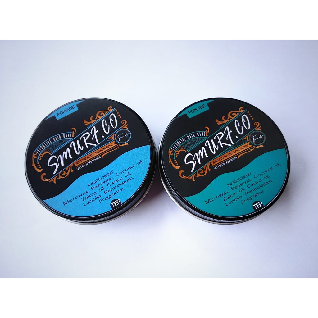 Smurf Pomade 120gr / 4 oz / GROSIR / FREE SISIR DAN STIKER !!