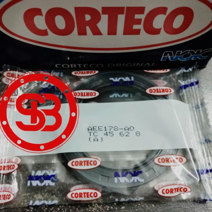 Seal TC 45 62 8 / 45.00 62.00 8.00 / 45x62x8 NOK Corteco
