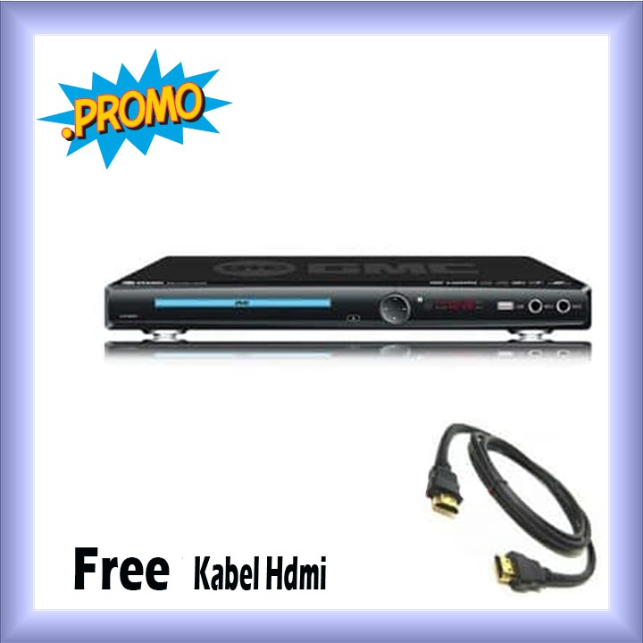 Harga Murah GMC Dvd Player Hdmi Bm 088-B (gratis Kabel Hdmi)