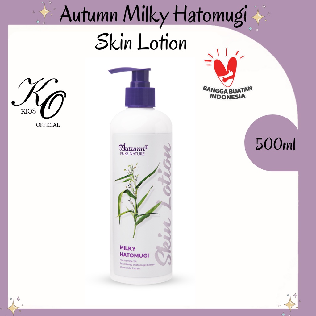 Autumn Milky Hatomugi Skin Lotion 500ml BPOM