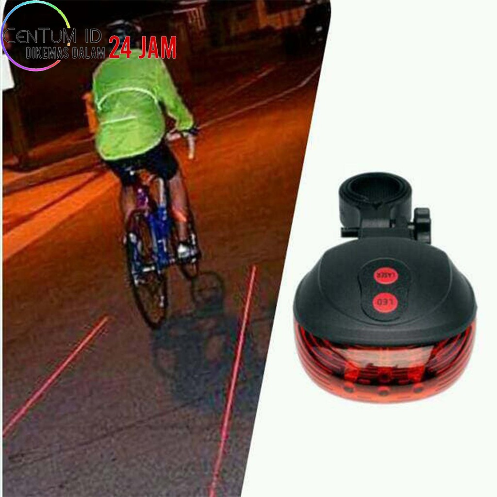 Lampu Sepeda Laser LED Lampu Sepeda Belakang