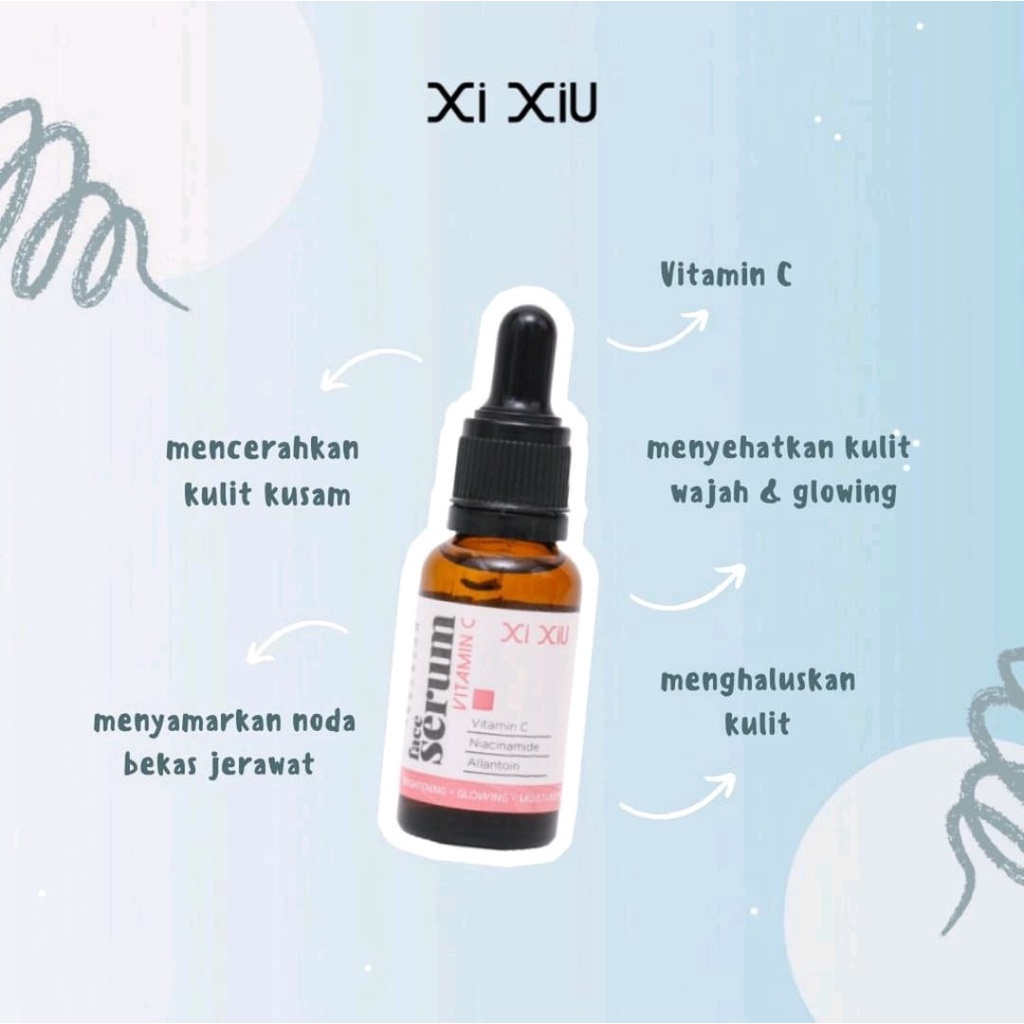 XI XIU FACE SERUM SERIES / SERUM WAJAH XI XIU BPOM HALAL ORIGINAL