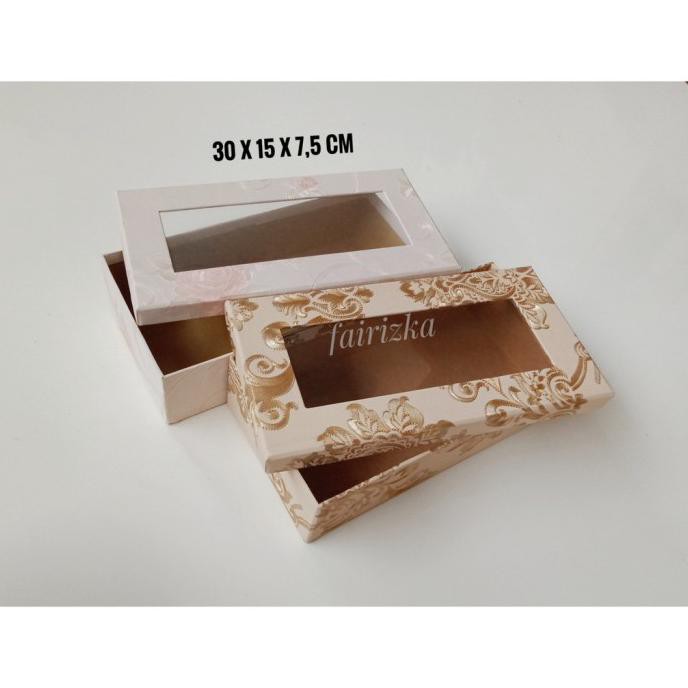 

HB081 BOX KOTAK KADO BINGKISAN EKSKLUSIF MEWAH KOKOH UNTUK MUKENA BAJU