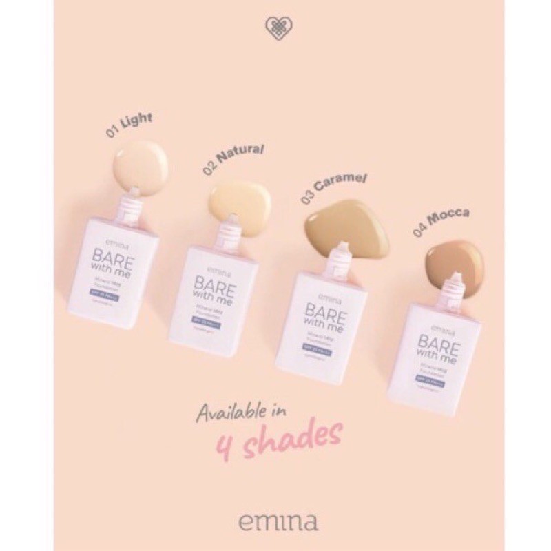 Emina Bare With Me Mineral Mild Foundation