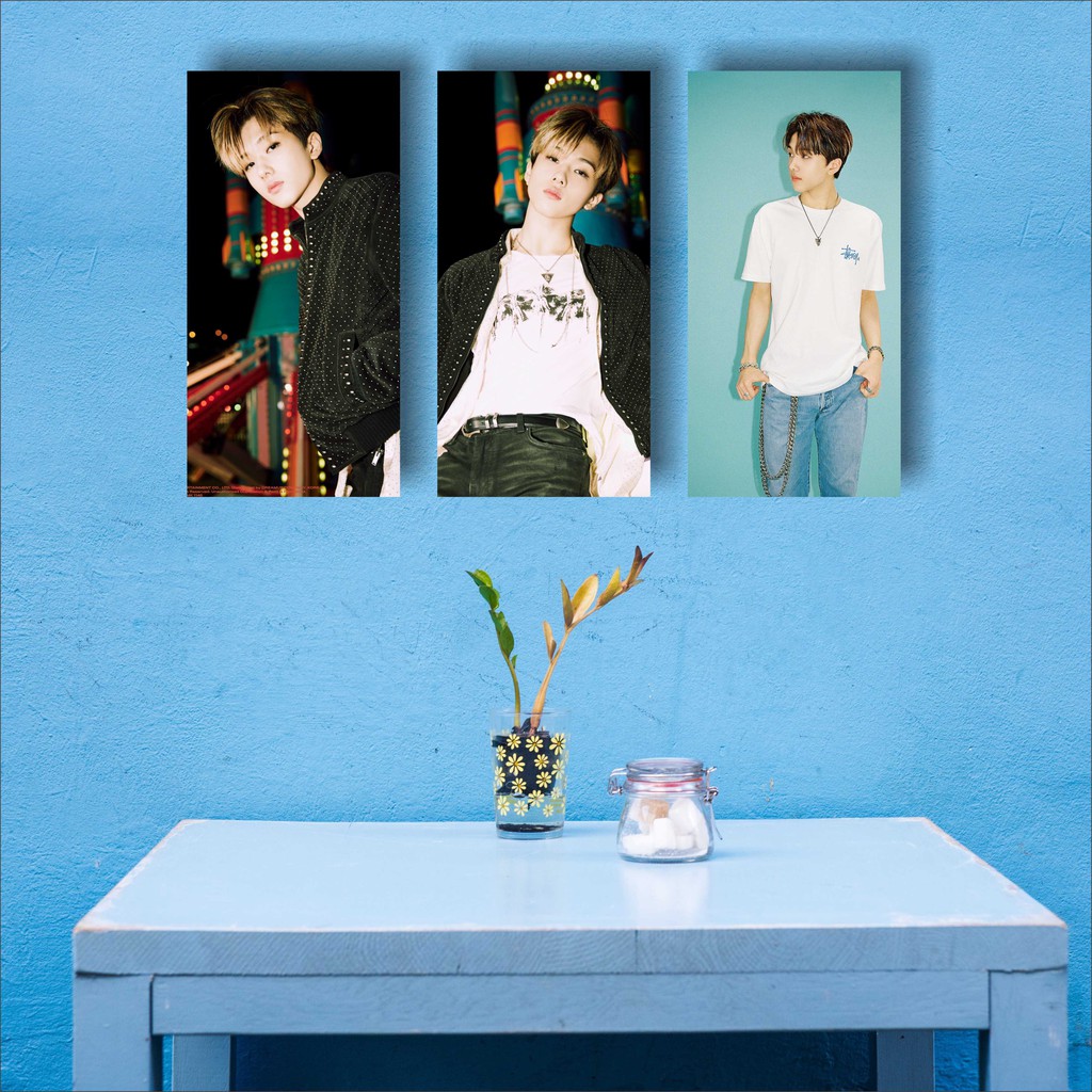 Walldecor NCT Dream Ridin Jisung Ukuran 15x30cm Wall Decor Poster Kayu Hiasan Dinding KPOP Korea Glo