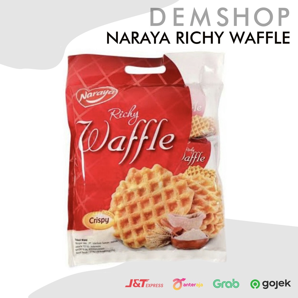 Naraya Richy Waffle Crispy / Biskuit Naraya Waffle Crips 120g