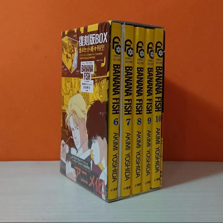 Shogakukan Banana Fish Reproduction Version Comics Manga Box Set 2 Volume 6 10 Akimi Yoshida Shopee Indonesia