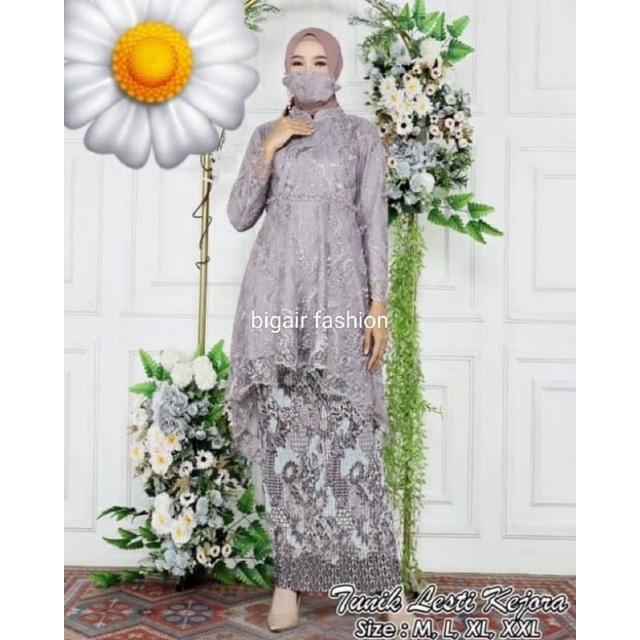 Terbaru Setelan Kebaya Aurora modern Set Kebaya Lesty Tulle Kebaya Wisuda Kebaya lamaran kebaya pesta by BA