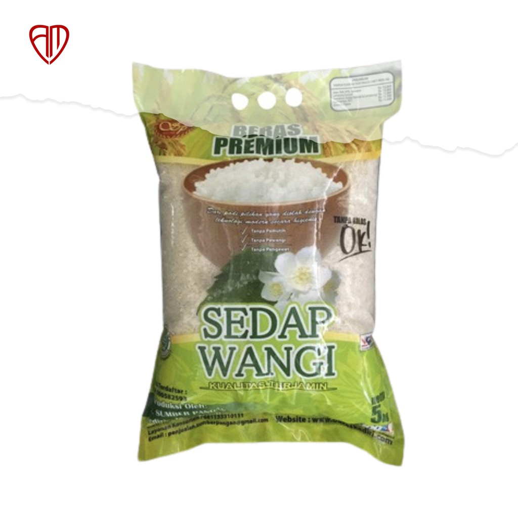 

Beras Premium Sedap Wangi 5 kg