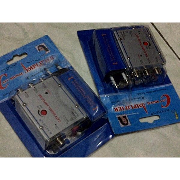 Penjernih & Penguat Sinyal Tv (Tv Signal Booster) + 3 Splitter