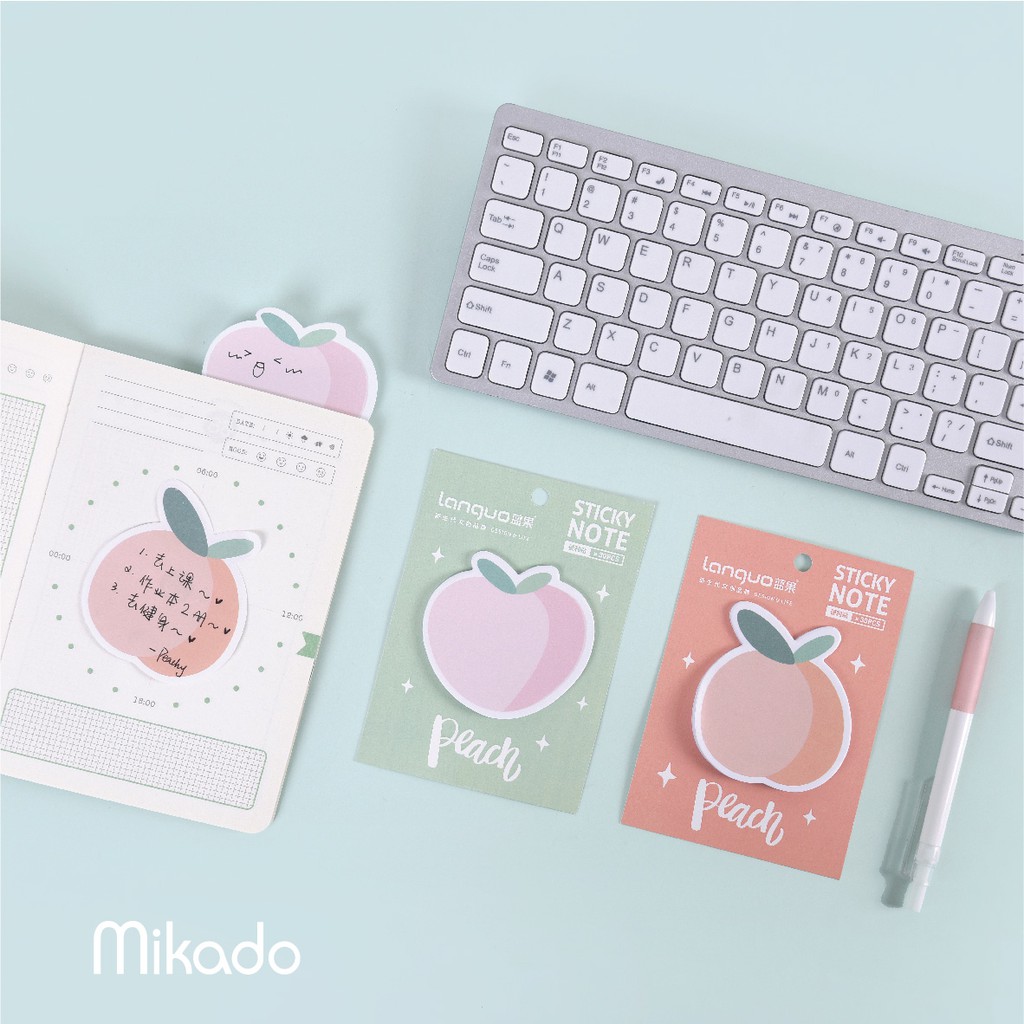 

LANGUO Peach STICKY NOTE
