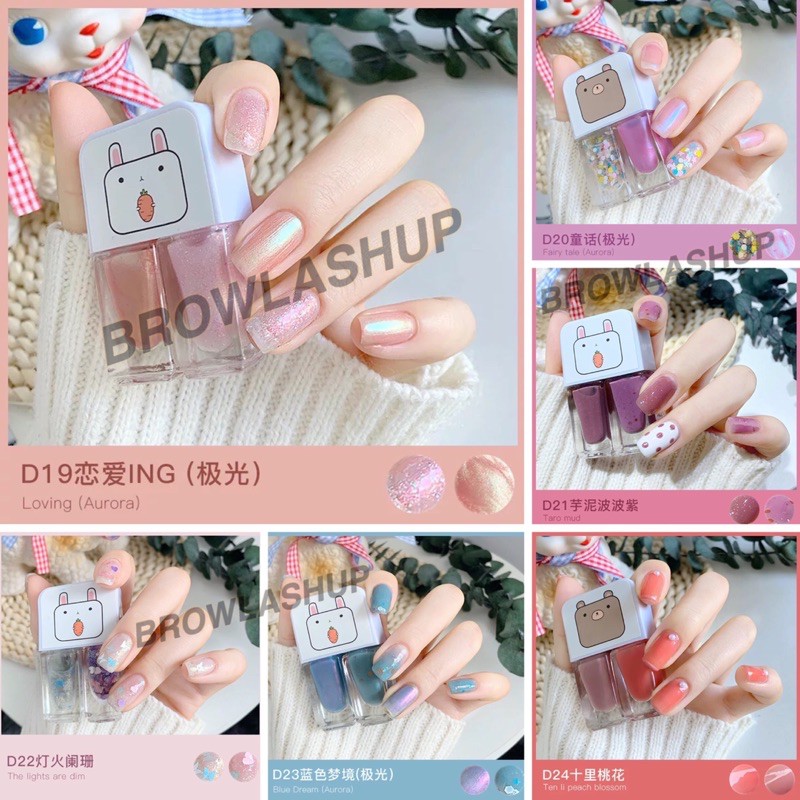 (1-20) FNY 2IN1 NAIL POLISH WATER BASED PEEL OFF KUTEK KOREA PREMIUM HALAL MUSLIMAH KUTEK KUPAS