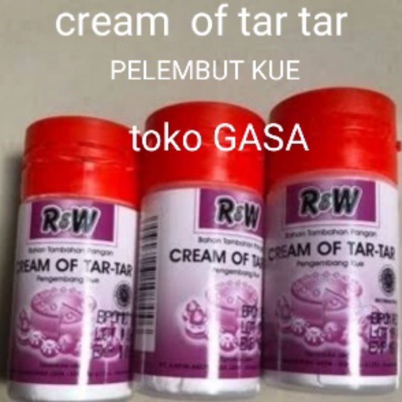 

CREAM OF TARTAR / Krim Tar Tar RAJAWALI Kemasan botol HIGIENIS Good Quality