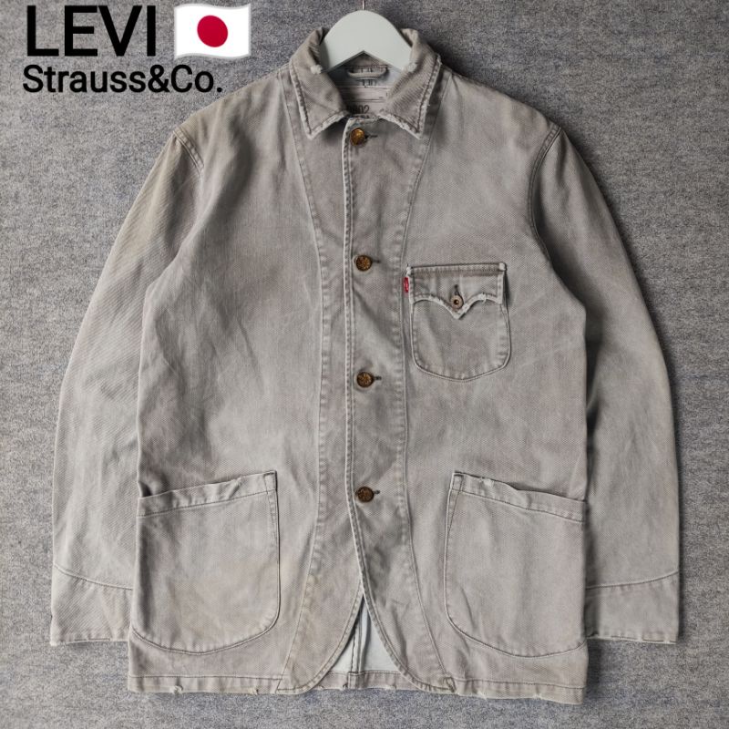 levis blazer denim jacket Men size L (japan)