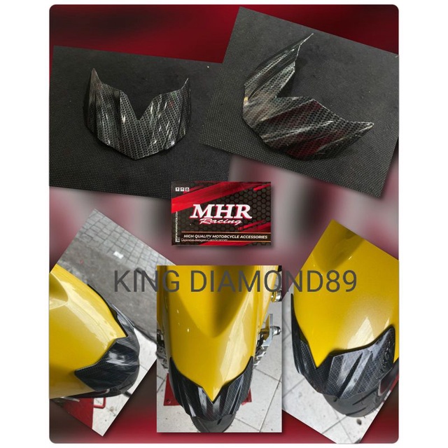 Cover spakbor moncong depan karbon MHR Nmax All New 2020/2021 carbon Original MHR Best Quality