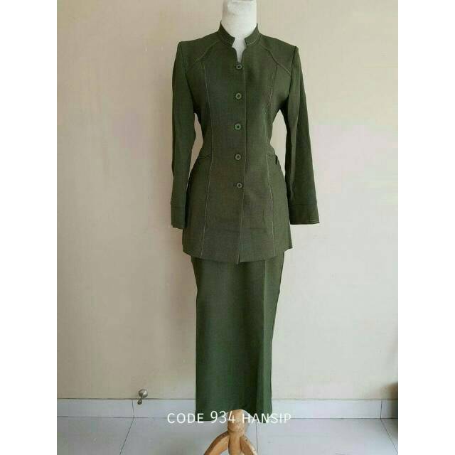 Stelan blazer pns/limnas/hansip/hijau lumut