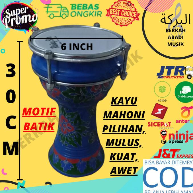 dumbuk anak 6 Inch tumbuk marawis batik dumbuk marawis tumbuk anak