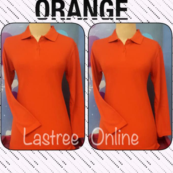 Polo Shirt cewek/Polo Shirt wanita lengan Panjang/Kaos Polo/Kaos Polo