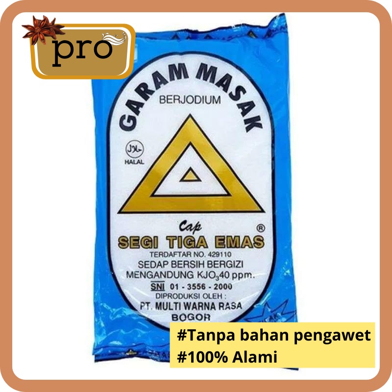 

Garam Dapur Garam Meja Cap Segitiga Emas Garam Masak / Salt