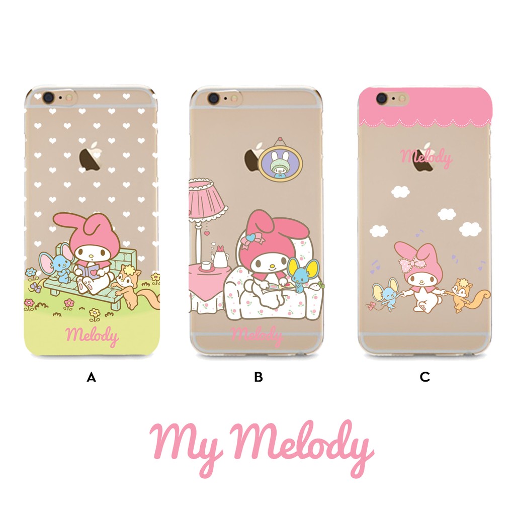 Softcase Lucu My Melody Custom Nama Iphone Samsung Oppo Xiaomi Vivo Custom Casing Hape