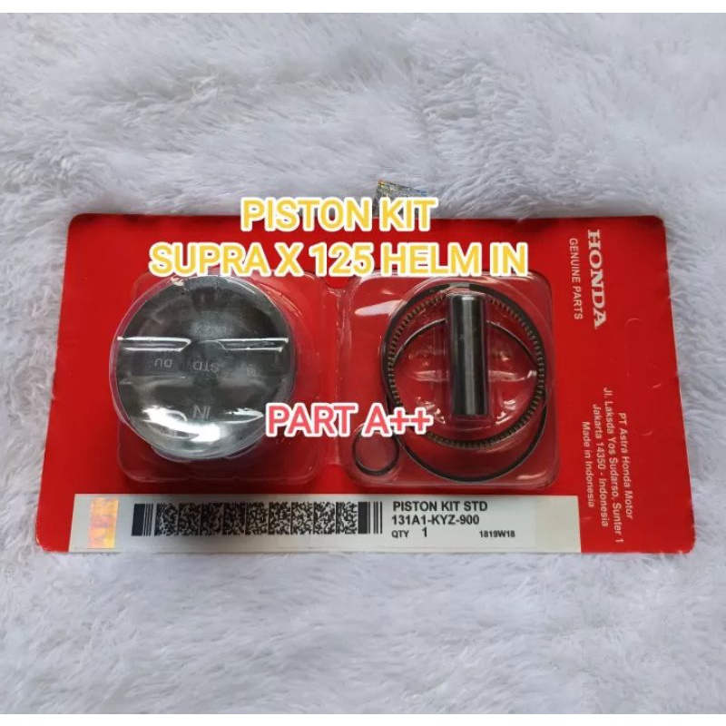 PISTON KIT HONDA SUPRA X 125 HELM IN KYZ OS:STND ,OS:100 , OS:75, OS:50, OS:25