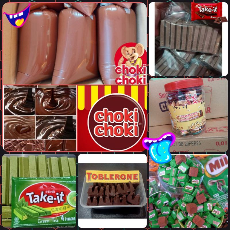 

4.4 TERMURAHH!! ANEKA COKLAT KILOAN DELFI TAKE IT, SILVERQUEEN, TOBLERONE, DLL_ORIGINAL PABRIK