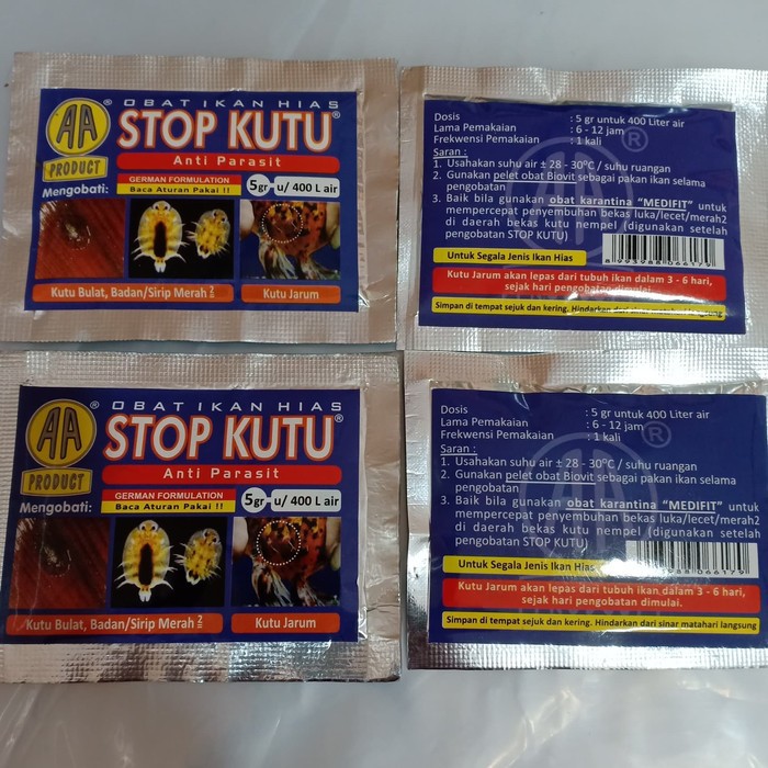 Stop Kutu,Obat Ikan Hias,Anti Parasit