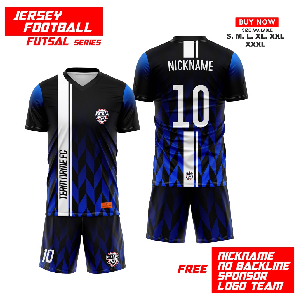 JERSEY BOLA FUTSAL SERIES VI SEPAK BOLA FULLPRINT GRATIS CUSTOM REQUEST