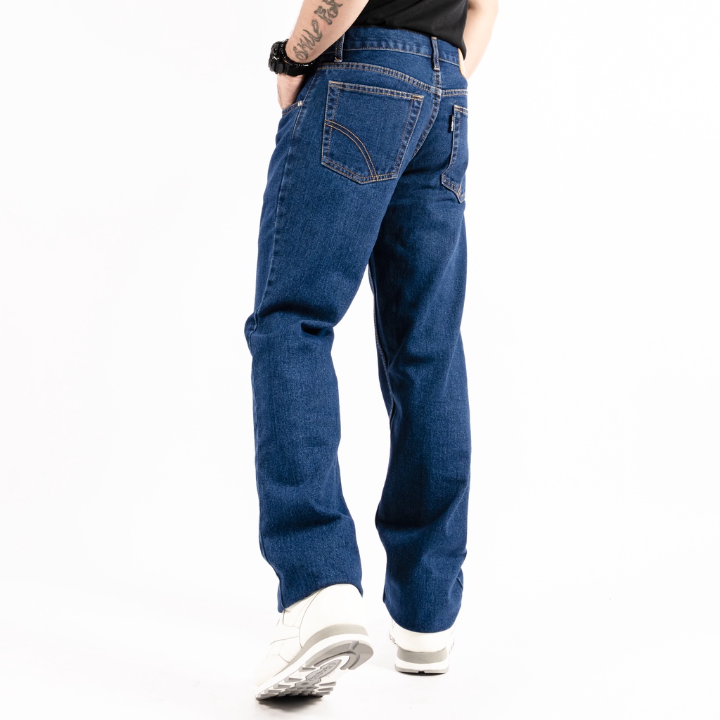 Gizmo Celana Jeans Reguler Blue Wash Jeans