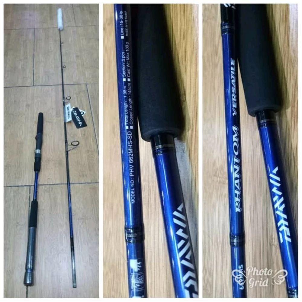 Joran DAIWA PHANTOM VERSATILE 662MHS 1.98m 15-30lbs-Spinning BEST SELLER