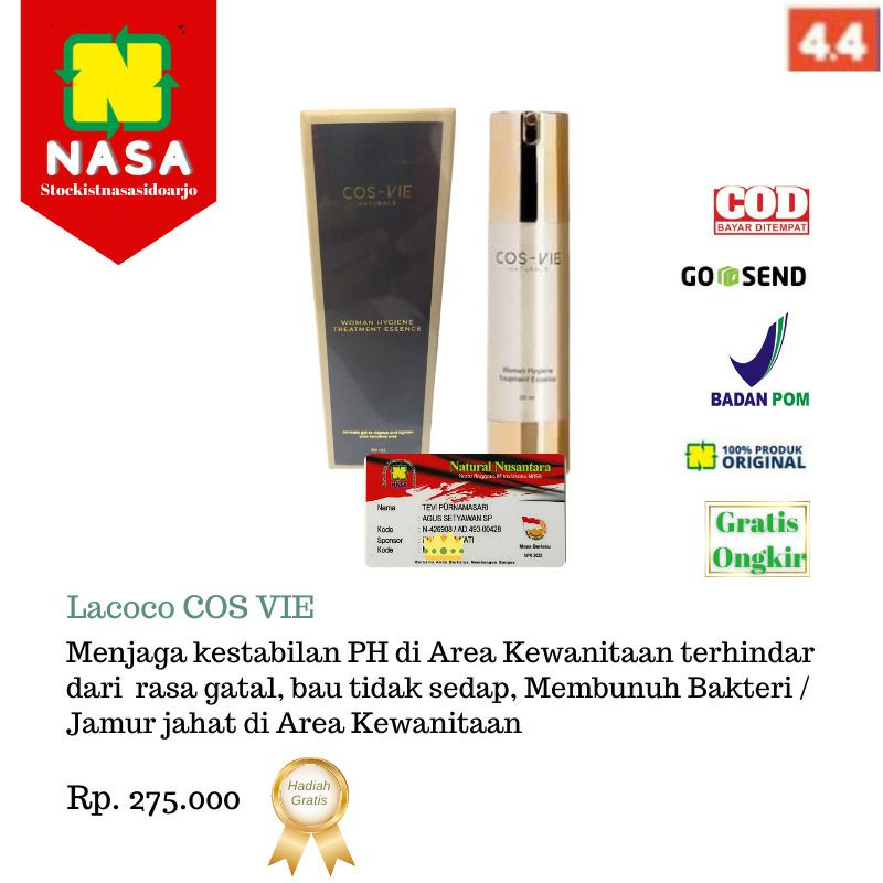 LACOCO BUST FIT + COS VIE PERAPAT VAGINA - PENGENCANG PAYUDARA - PEMBESAR PAYUDARA - SERUM PAYUDARAN