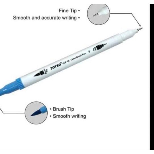 

BEST SELLER Brush pen joyko clp 06 12 warna [Z]