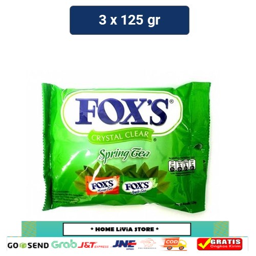 

Foxs Permen Crystal Clear Spring Tea 3 x 125 gr